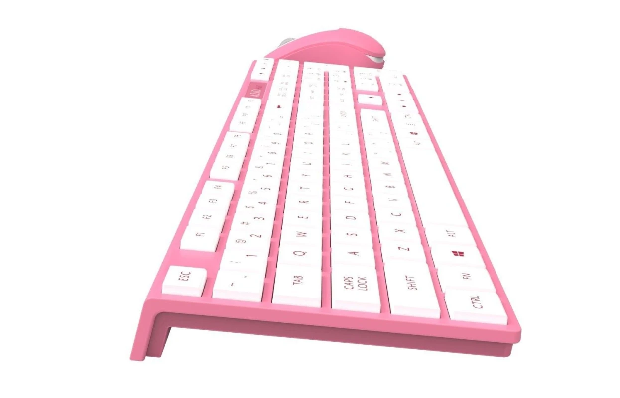 Azio Hue KM508-PN Tastatura i Mis Wireless Pink