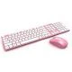 Azio Hue KM508-PN Tastatura i Mis Wireless Pink