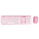 Azio Hue KM508-PN Tastatura i Mis Wireless Pink