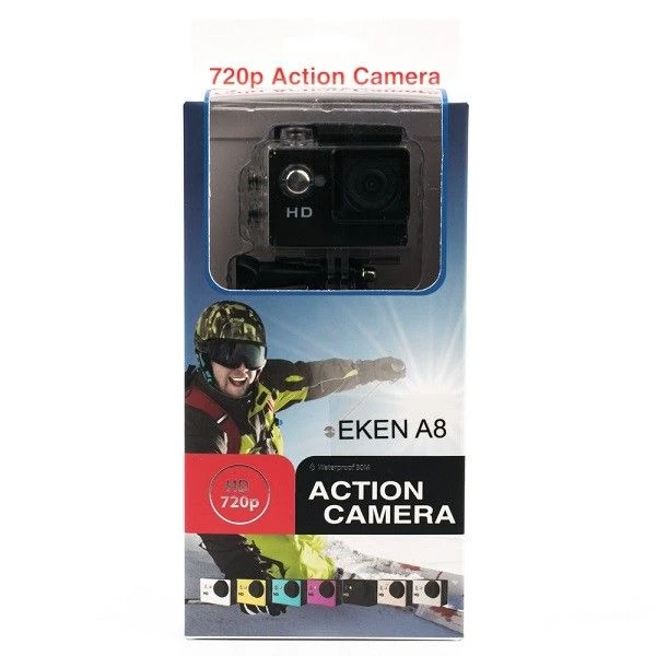 Eken A8 Akciona Kamera Crna