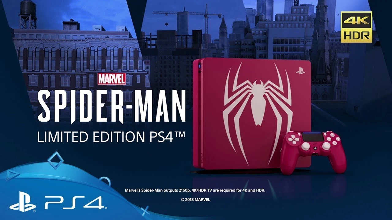 Sony PlayStation 4 Slim Spider-Man Limited Edition 