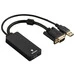 Hama 54547 adapter VGA+USB (muški) na HDMI (ženski)
