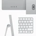 Apple iMac 24 M3 (MQRJ3ZE/A) srebrni all-in-one 23.5" 4.5K Apple Octa Core M3 8GB 256GB SSD macOS