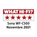 Sony WFC500B.CE7 bluetooth slušalice crne