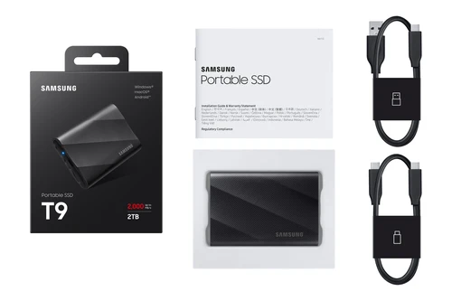 Samsung 2TB T9 (MU-PG2T0B/EU) USB 3.2 eksterni hard disk