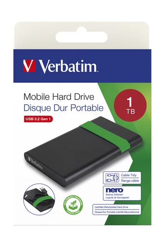 Verbatim eksterni hard disk 1TB 2.5" USB 3.2 GEN 1