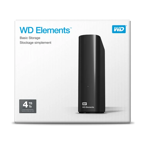 WD 4TB Elements Portable (WDBWLG0040HBK-EESN) Eksterni Hard disk Crni