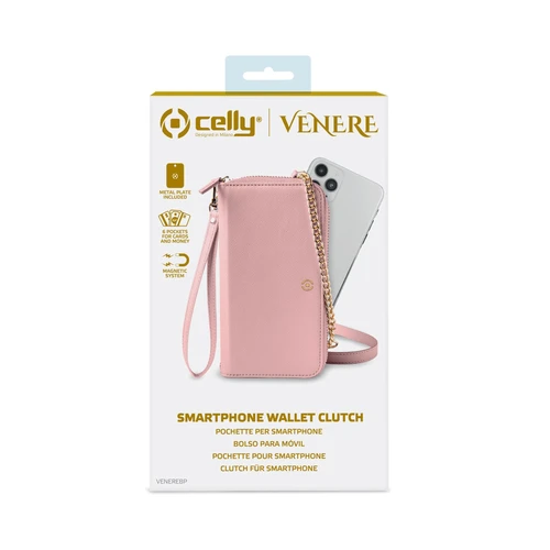 Celly venere univerzalna torbica za mobilni telefon u pink boji