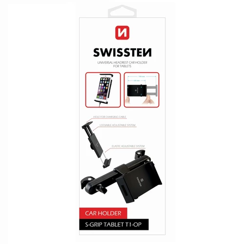 Swissten S-GRIP T1-OP auto držač za tablet crni