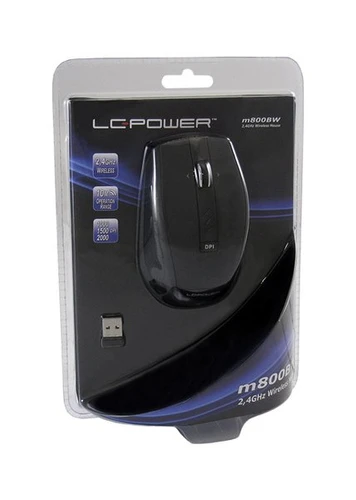 LC Power LC-M800BW Wi-Fi gejmerski miš crni
