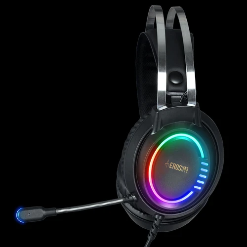 Gamdias Eros gejmerske slušalice crne M3 Elite RGB + postolje