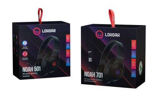 Lorgar Noah 701 (LRG-GHS701) gejmerske slušalice crne