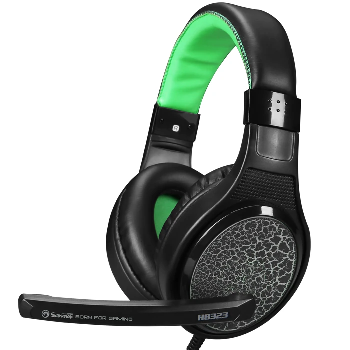 Marvo gaming slušalice sa mikrofonom H8323 zelene