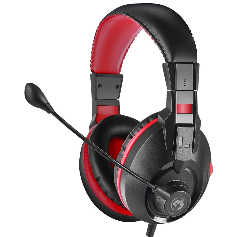 Marvo H8321 gejmerske slušalice crno crvene