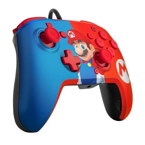 PDP Nintendo Switch Wired Airlite Super Mario gejmerski komplet slušalice+džojstik plavo crveni