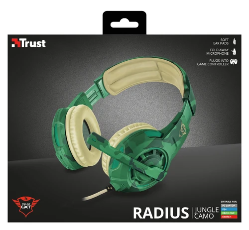 Trust gaming slušalice GXT 310 Radius jungle maskirna