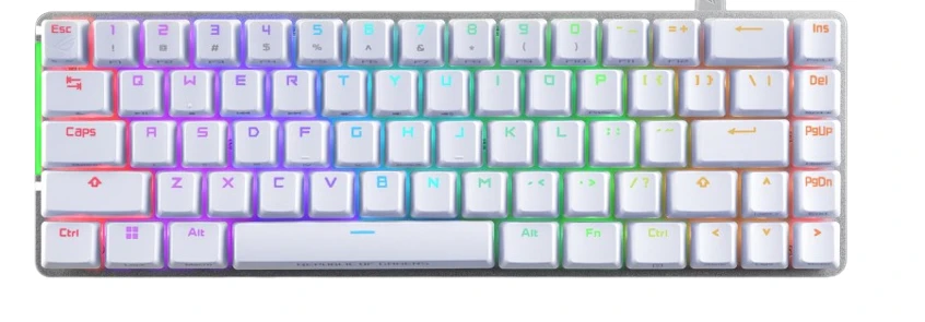 Asus M602 Falchion Ace mehanička gejmerska tastatura bela