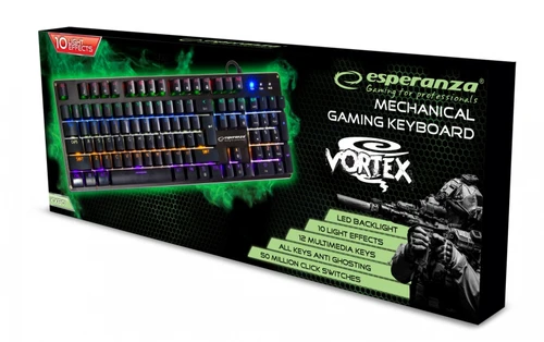Esperanza EGK801 Vortex mehanička gejmerska tastatura  