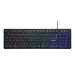 Gembird KB-UML-02 RGB gejmerska tastatura crna