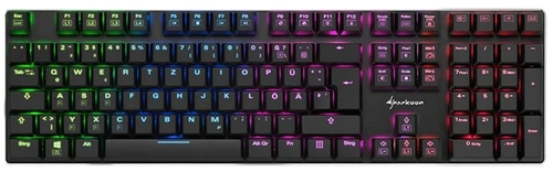 Sharkoon PureWriter RGB (blue switch) mehanička gejmerska tastatura US