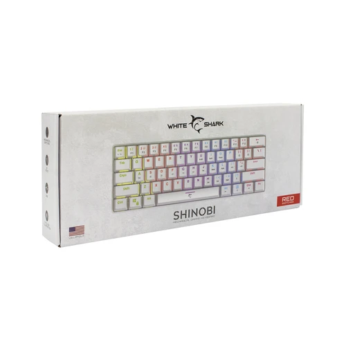 White Shark GK 2022 mehanička gejmerska tastatura bela