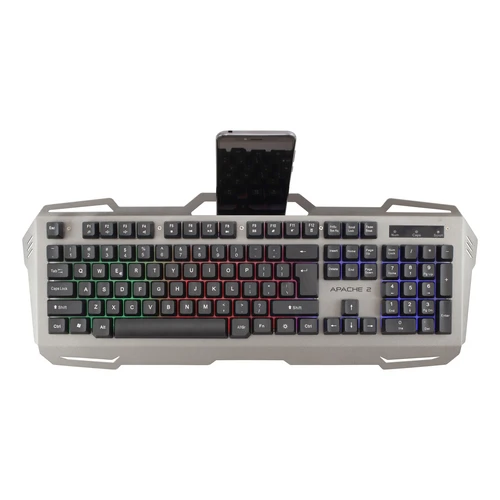 White Shark GMK-1801 Apache 2 komplet gejmerska tastatura EN (US) siva+optički gejmerski miš 4800dpi
