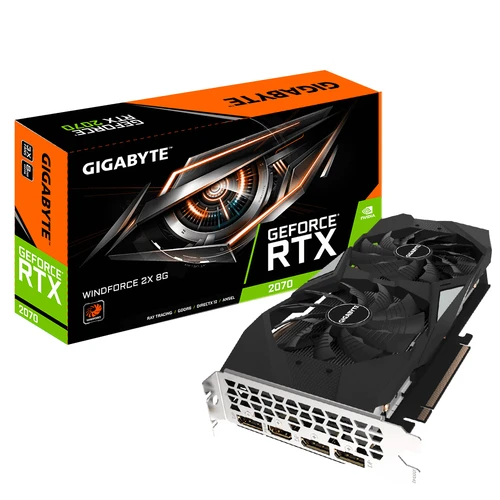 Gigabyte GeForce RTX2070 WINDFORCE 2X (GV-N2070WF2-8GD) grafička kartica 8GB GDDR6 256bit