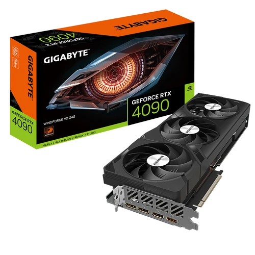 Gigabyte GeForce RTX4090 WINDFORCE V2 (GV-N4090WF3V2-24GD) grafička kartica 24GB GDDR6 384bit