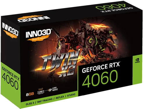 Inno3D GeForce RTX4060 TWIN X2 (N40602-08D6-173051N) grafička kartica 8GB GDDR6 128bit