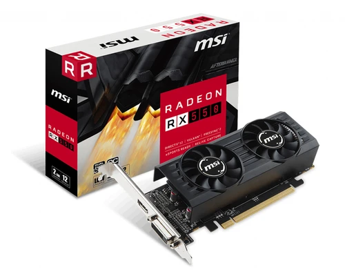 MSI AMD Radeon RX 550 2GB (RX 550 2GT LP OC) graficka karta