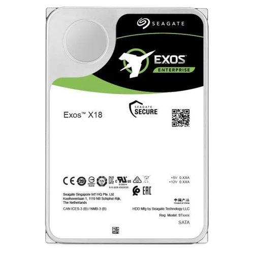 Seagate 16TB 3.5" SATA3 X18 Exos (ST16000NM000J) 7200rpm hard disk