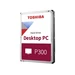 TOSHIBA 2TB 3.5" SATA III P300 SMR (HDWD320UZSVA) 7200RPM hard disk crveni