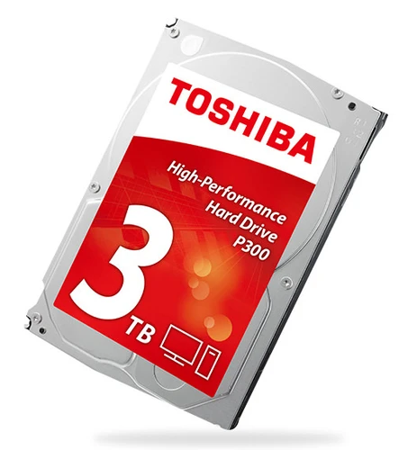 Toshiba 3TB 3.5" SATA III P300 Series (HDWD130UZSVA) hard disk bulk