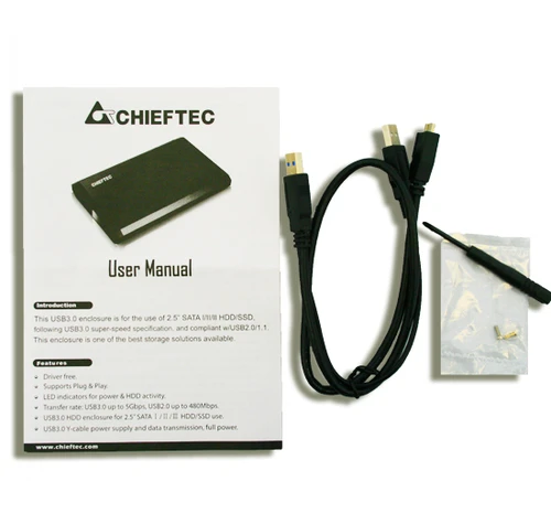 CHIEFTEC CEB-2511-U3 2.5" hard disk rack