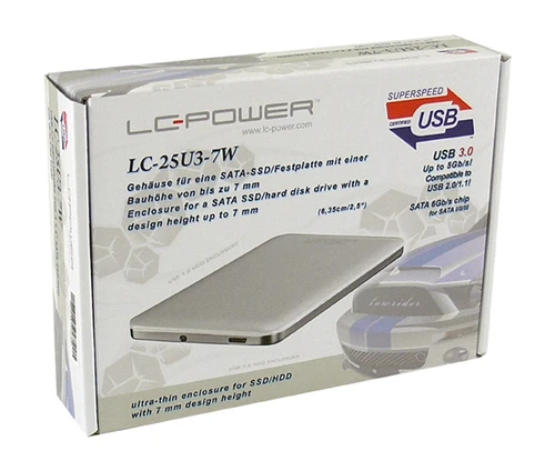 LC Power 25BU3-7W HDD Rack 2.5" USB 3.0