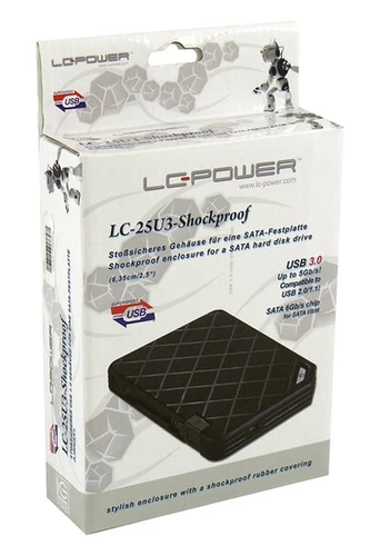 LC Power LC-25U3-Shockproof HDD Rack 2.5" USB 3.0