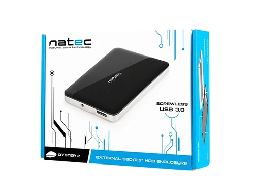 Natec OYSTER 2 (NKZ-0716) External Enclosure 2.5" SATA I HDD/SSD rack