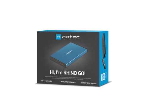 Natec RHINO GO (NKZ-1280) External Enclosure 2.5" SATA I HDD/SSD rack