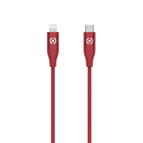 Celly USBCLIGHTCOLRD crveni kabl za punjač USB C (muški) na lightning (muški) 1.5m