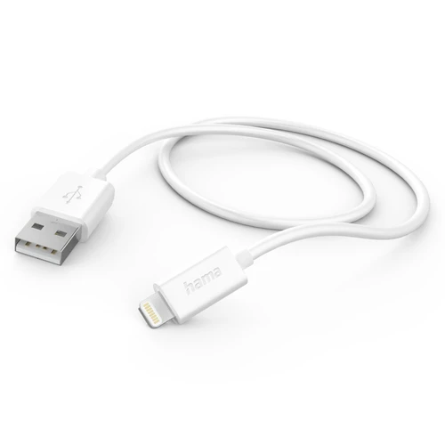 Hama (201579) kabl za punjac USB A (muški) na lightning (muški) 1m beli