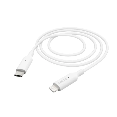 Hama (201598) kabl za punjac USB C (muški) na lightning (muški) 1m beli