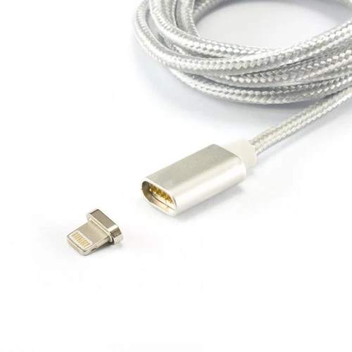 S-BOX (1032) kabl za punjač USB A (muški) na lightning magnetni konektor (muški) 1m srebrni