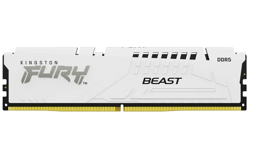 Kingston DDR5 16GB 6400MT/s Fury Beast White XMP (KF564C32BW-16) memorija za desktop