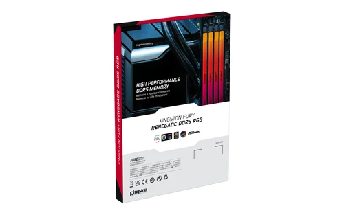 Kingston DDR5 48GB 6400MT/s Fury Renegade Silver RGB XMP (KF564C32RSA-48) memorija za desktop