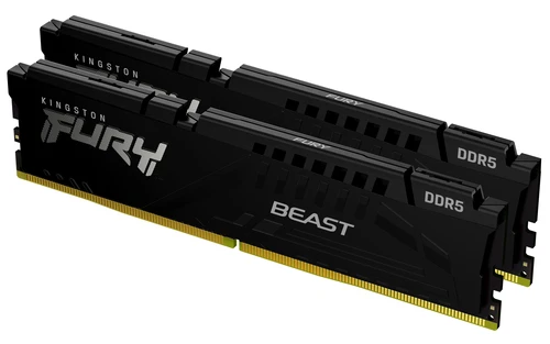 Kingston DDR5 64GB (2x32GB kit) 6400MT/s Fury Beast Black EXPO (KF564C32BBEK2-64) memorija za desktop