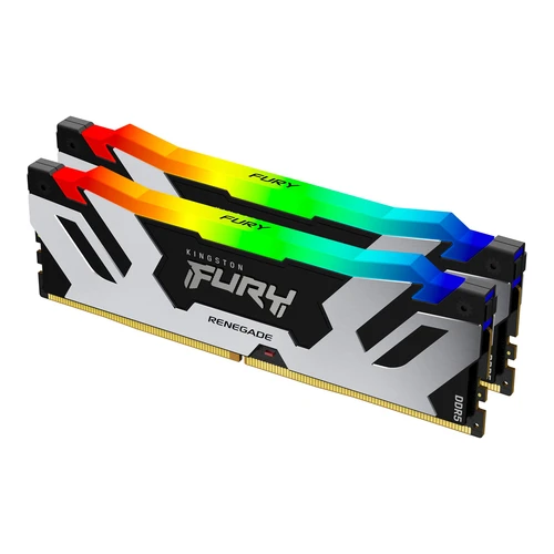 Kingston DDR5 96GB (2x48GB kit) 6000MT/s Fury Renegade Silver/Black RGB XMP (KF560C32RSAK2-96) memorija za desktop