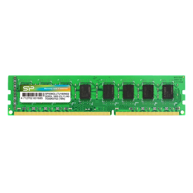 Silicon Power 8GB DDR3L 1600MHz (SP008GLLTU160N02) CL11 memorija za desktop