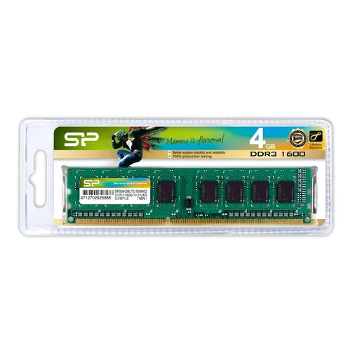 Silicon Power DDR3 4GB 1600MHz SP004GBLTU160N02 memorija za desktop