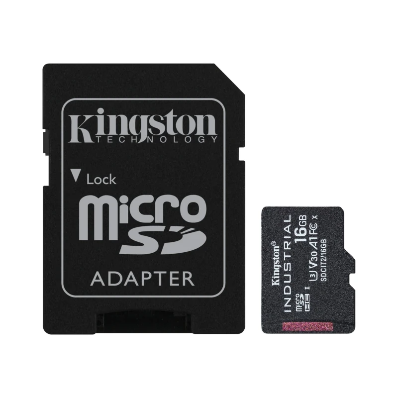 Kingston 16GB Industrial (201929) memorijska kartica SDHC class 10 + adapter