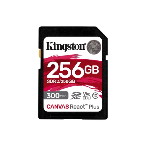 Kingston 256GB Canvas React Plus (SDR2/256GB) 256GB memorijska kartica SDXC class 10